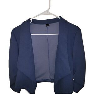 Beautiful‎ Blue Cropped Blazer Size Small